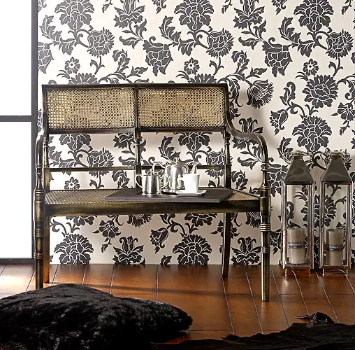 Banco con rejilla vintage Ecouen