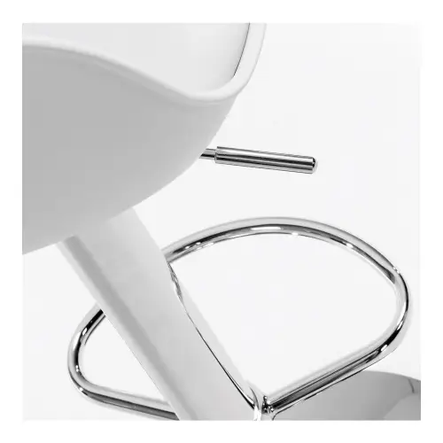 Taburete bar moderno Landor blanco