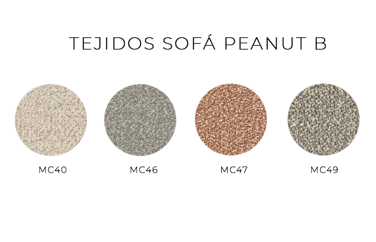 Sofá modular Peanut B de Bonaldo