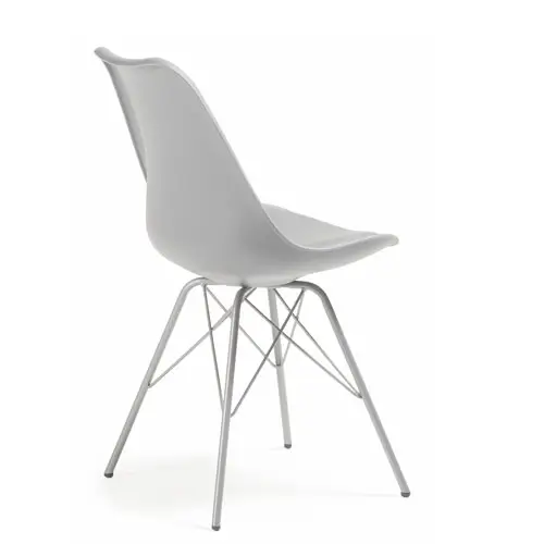 Silla metal moderna Ralf gris