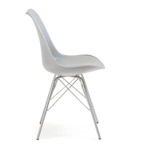 Silla metal moderna Ralf gris