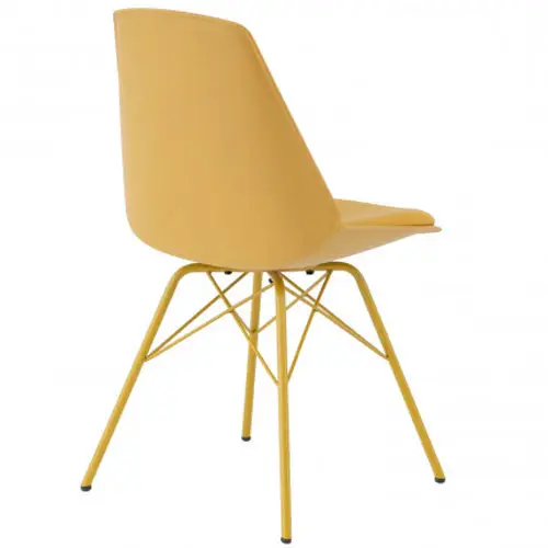 Silla nordica mostaza Natia