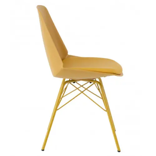 Silla nordica mostaza Natia