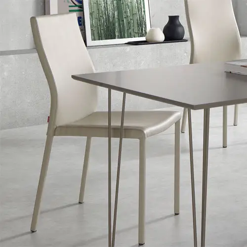 silla tapizada moderna perla Ura