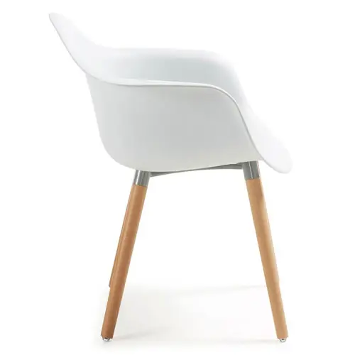 Sillón natural blanco nórdico Nanke