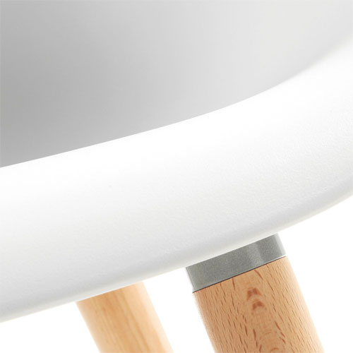Sillón natural blanco nórdico Nanke