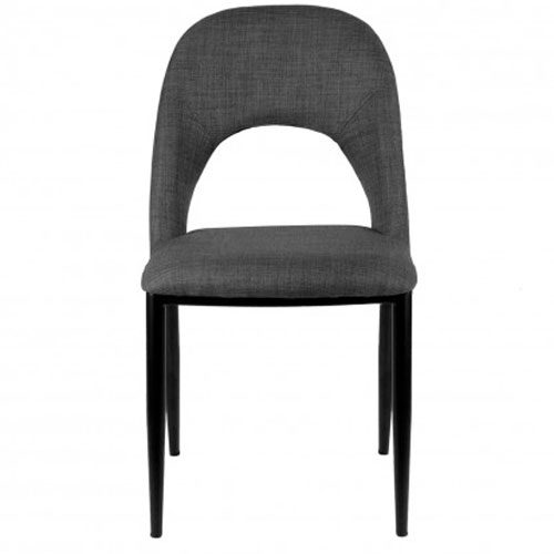 Silla nórdica gris oscuro Anika