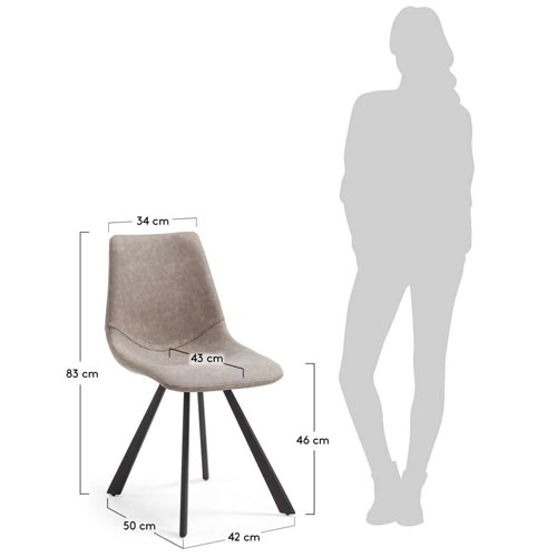 Silla topo nórdica Dina