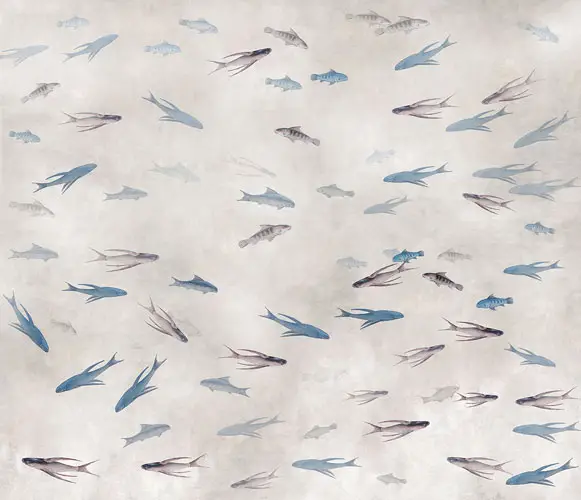 Papel pintado textil lienzo autoadesivo Carpe