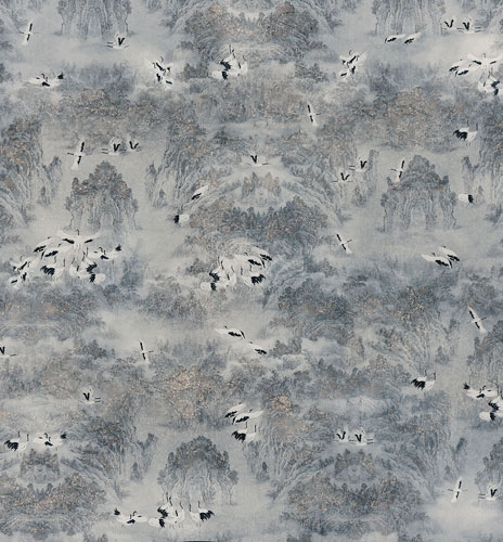 Papel pintado textil lienzo autoadhesivo Hokaido