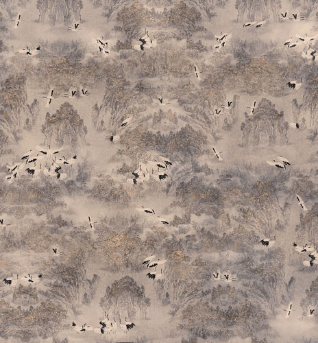 Papel pintado textil lienzo autoadhesivo Hokaido