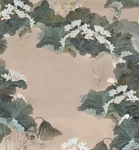 Papel pintado textil lienzo autoadhesivo Lotto