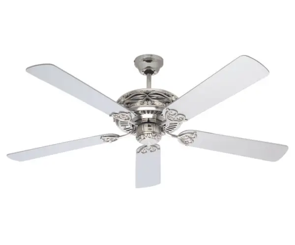 Ventilador de techo clásico Alcázar blanco
