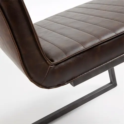 Silla vintage marron oscuro Pety
