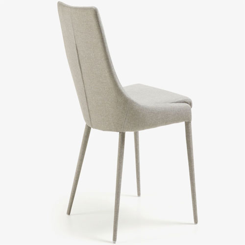Silla tapizada gris claro moderna Tand