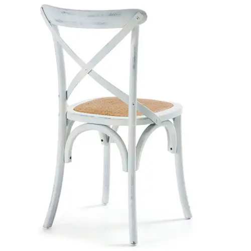 Silla blanca vintage Alsie