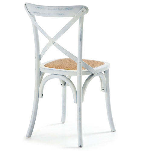 Silla blanca vintage Alsie