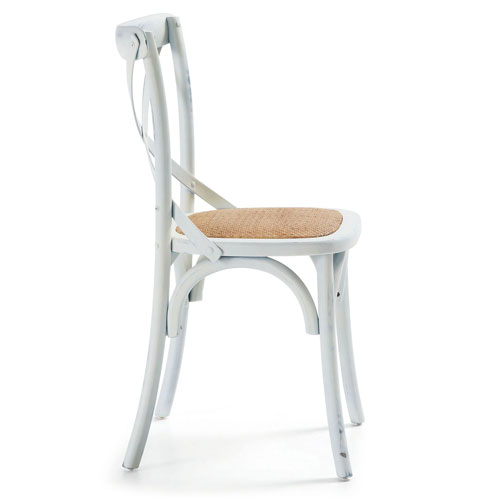 Silla blanca vintage Alsie