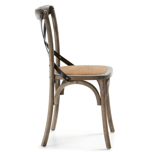 Silla marrón vintage Alsie