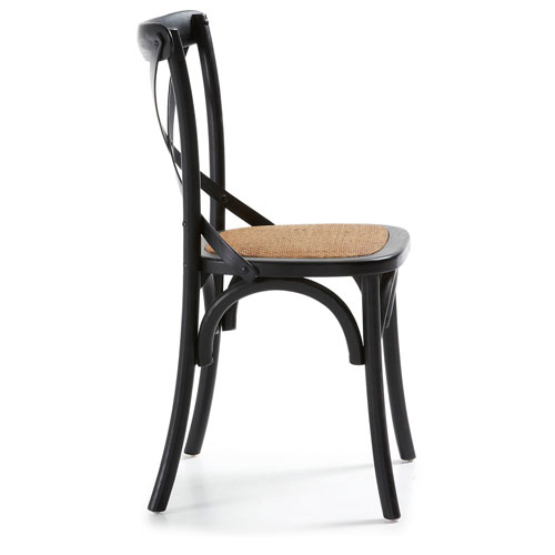 Silla negra vintage Alsie