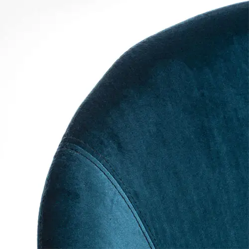 Mecedora nordica gris azul pavo real Annika