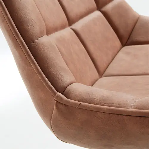 Silla marrón óxido vintage Hada