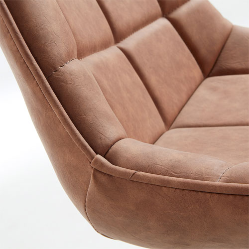 Silla marrón óxido vintage Hada