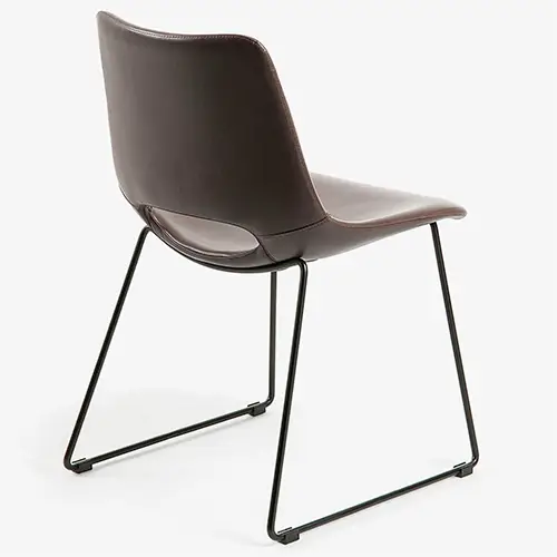 Silla marrón oscuro vintage Gyzi