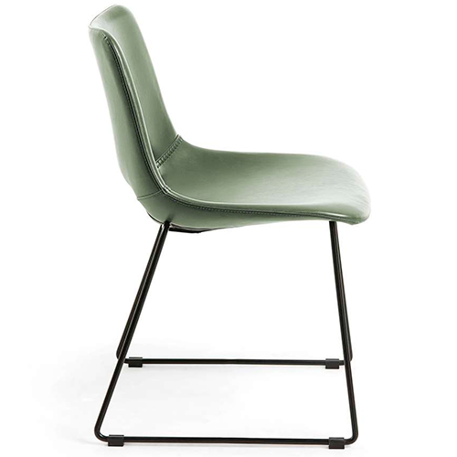 Silla verde vintage Gyzi