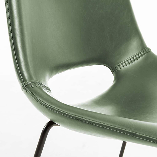 Silla verde vintage Gyzi