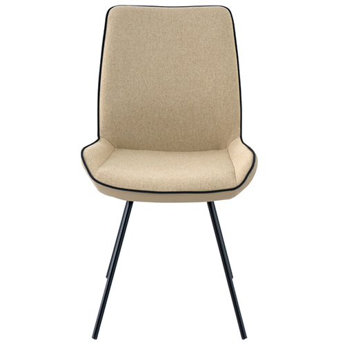 Silla terciopelo beige Norma