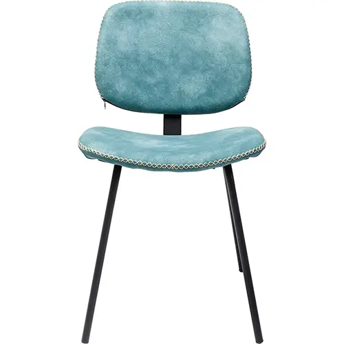 Silla vintage azul claro Barber