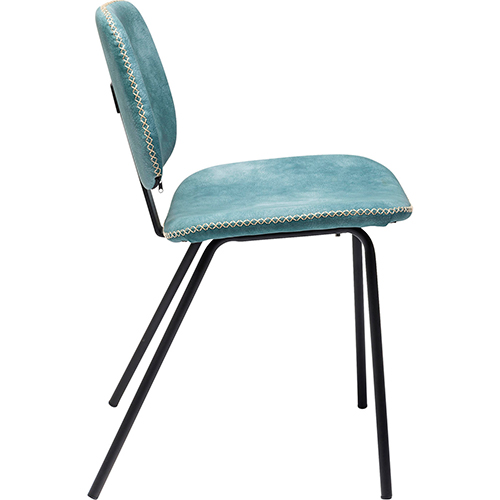Silla vintage azul claro Barber