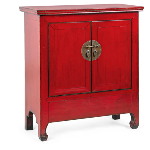 Aparador chino 2 puertas Jinan rojo