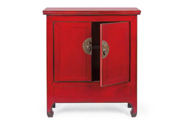 Aparador chino 2 puertas Jinan rojo