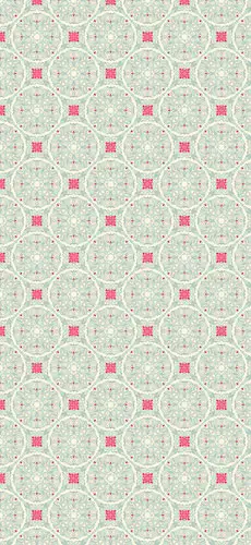 Papel pintado textil lienzo autoadhesivo Greca