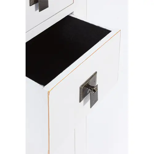 Aparador chino 2 puertas 6 cajones pechino blanco
