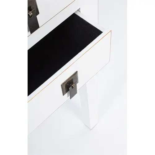 Consola 5 cajones pechino blanco