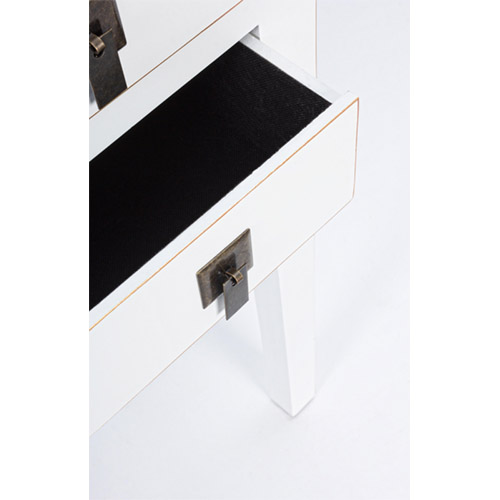 Consola 5 cajones pechino blanco