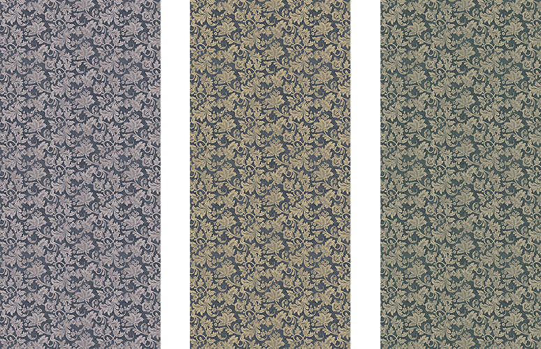 Papel pintado textil lienzo autoadhesivo Odisha