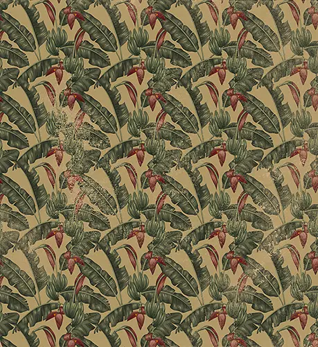 Papel pintado textil lienzo autoadhesivo Tropicana
