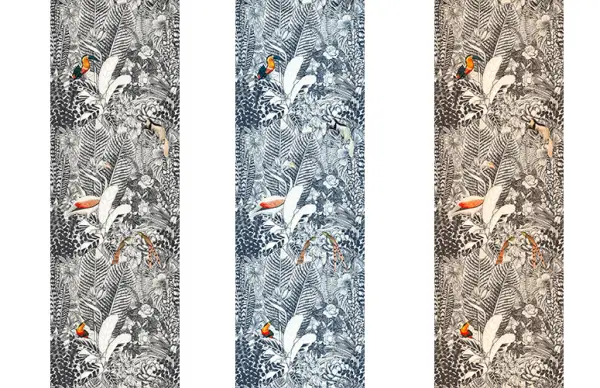 Papel pintado textil lienzo autoadhesivo Belice