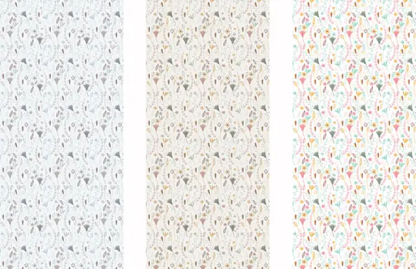 Papel pintado textil lienzo autoadhesivo FunnyFlow