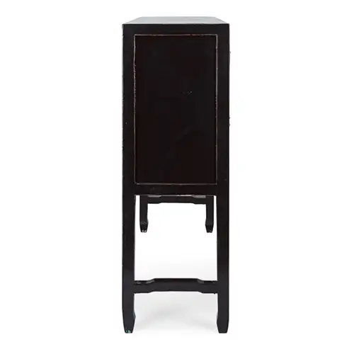 Consola china 4 puertas 5 cajones Jinan negro