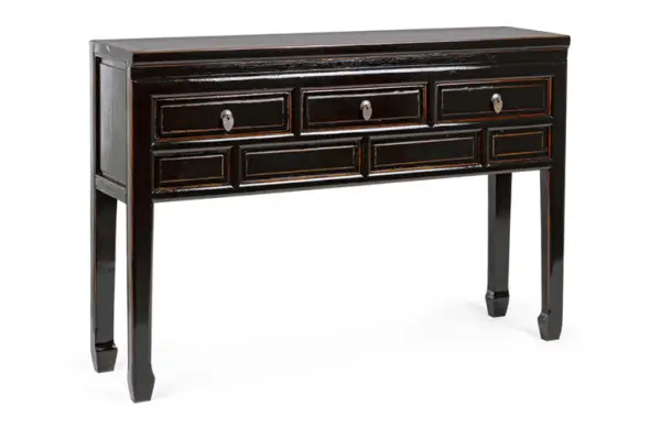 Consola china 3 cajones Jinan negro
