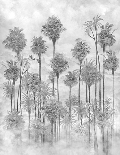 Papel vinílico linen Palmeira