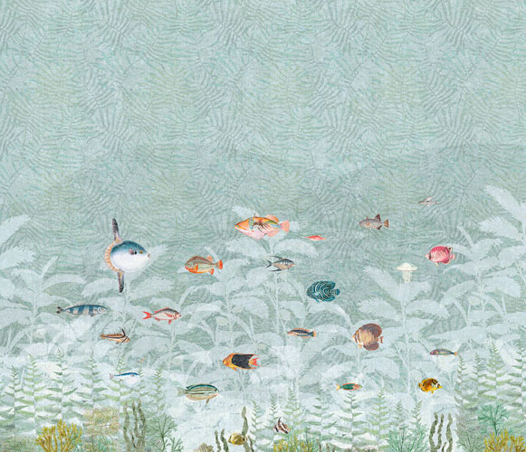 Papel vinílico linen Coralis