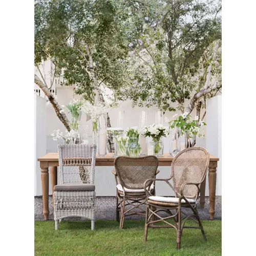 Silla vintage con cojín Edelina