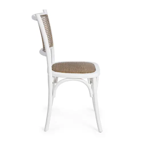 Silla vintage Carrel blanca