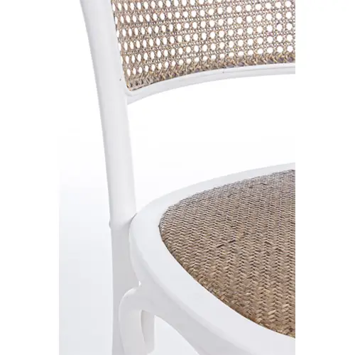 Silla vintage Carrel blanca